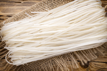 Rice noodles.