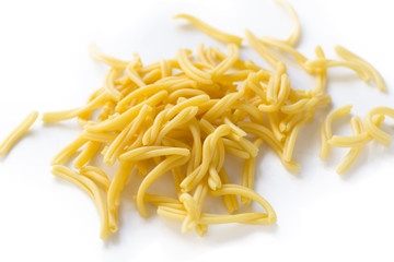 Fresh casereccia pasta, italian food