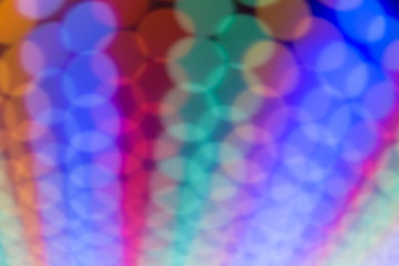 Bokeh background on black background