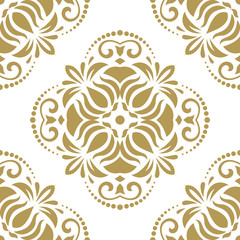 Damask Seamless  Pattern. Orient Background