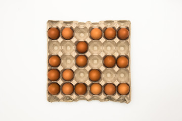 Eggs in carton 