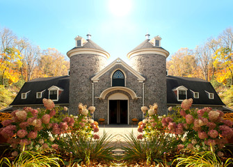 house with turrets © debramillet