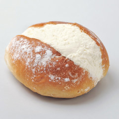 Maritozzo - italian pastry with whipped cream