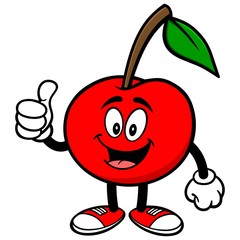 Cherry with Thumbs Up