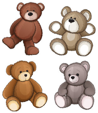 Naklejka Teddy bears
