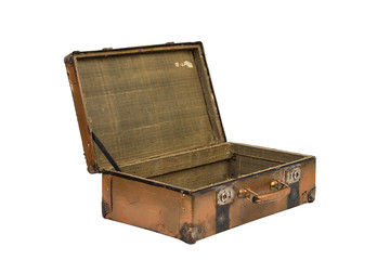 Old suitcase. Vintage style