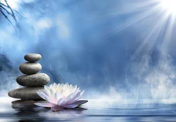 Selbstklebende Fototapete Zen Reinheit der Zen-Massage