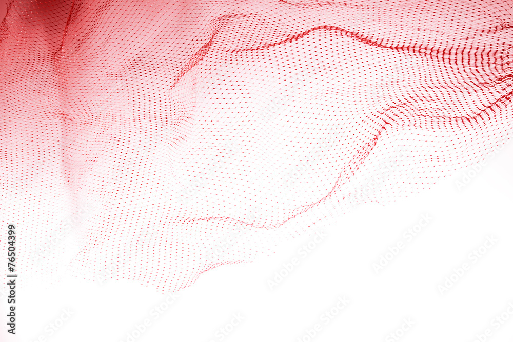 Wall mural red net texture background