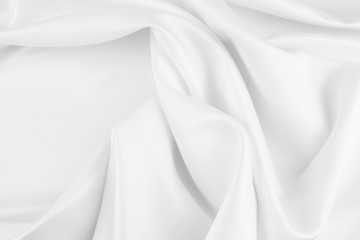 White silk fabric texture