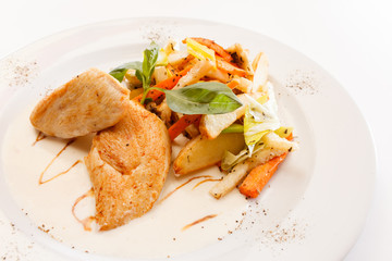 chicken with vegetables