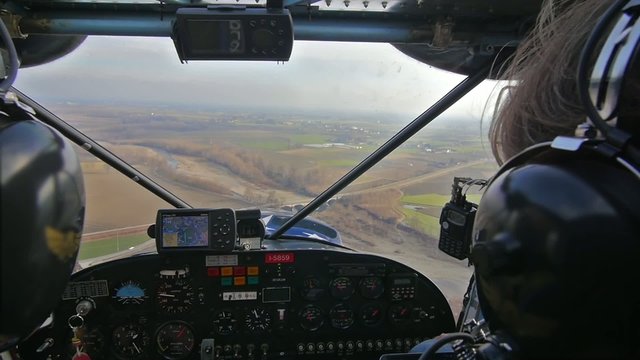 light aircraft, pilot's point of view