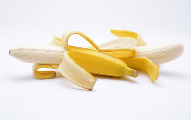 bananas isolated on white background