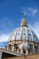 Saint Peter's Basilica Dome in  Rome