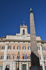 Obraz premium Palazzo Montecitorio, Italian Chamber of Deputies