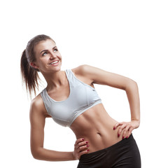 Obraz premium Athletic young woman