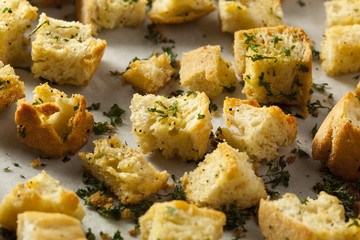 Fresh Homemade French Croutons