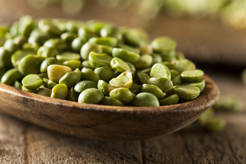 Raw Organic Green Split Peas