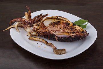 Grilled cuttlefish