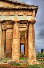 Temple of Hephaestus in Athens - Greece