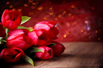 Grußkarte - Blumen mit viel Liebe