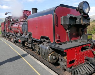 Naklejka premium steam train