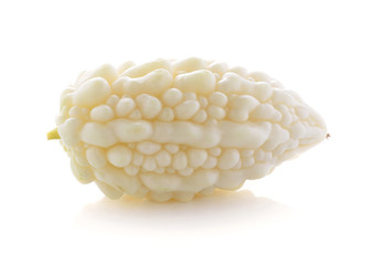 White bitter on white background
