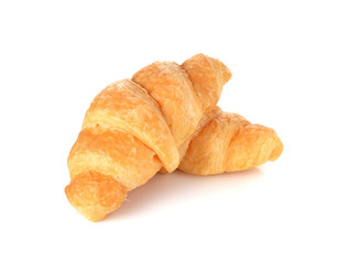 croissant on white background