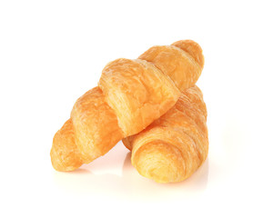 croissant on white background