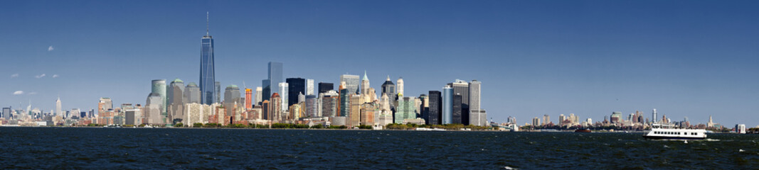 Fototapeta na wymiar Panorama New York City and Brooklyn