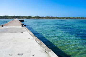 沖縄県　黒島　伊古桟橋
