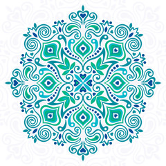 Flower Mandala. Abstract element for design