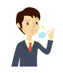 口臭ケア　男性　改善