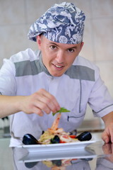 chef preparing food