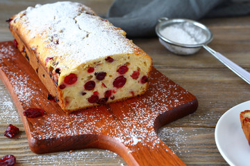 freshly baked cupcake