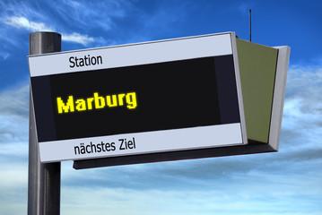 Anzeigetafel 6 - Marburg