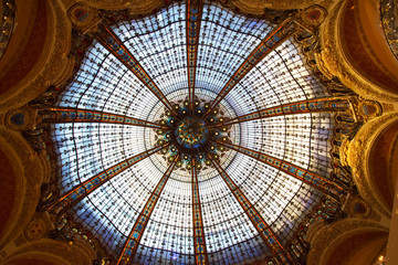 Stained glass dome