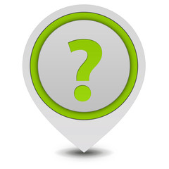 information pointer icon on white background