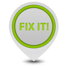 Fix it pointer icon on white background