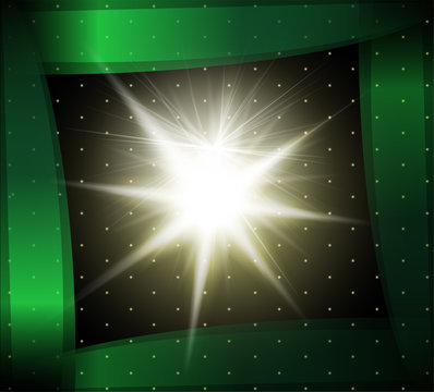Explosion on a green
