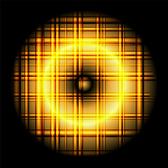 Gold abstract circle grid