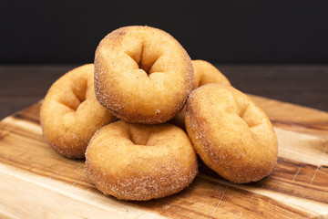Fresh baked assorted donuts