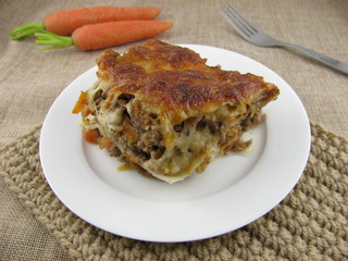 Gemüse-Lasagne mit Möhre