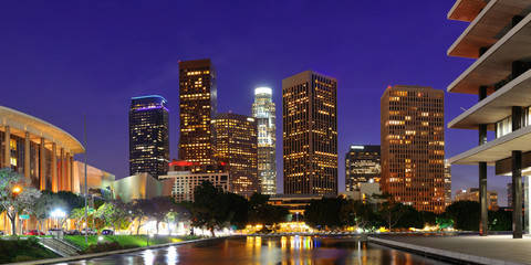 Fototapeta na wymiar Los Angeles at night
