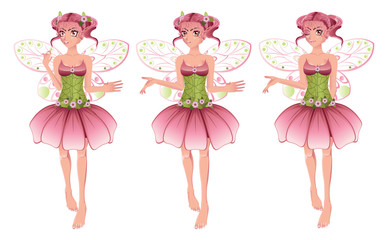 Pink Floral Fairy