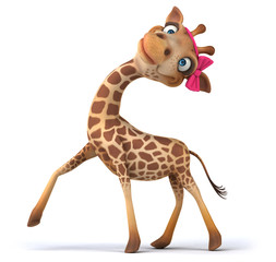 Fun giraffe