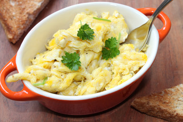 Rührei zum Frühstück