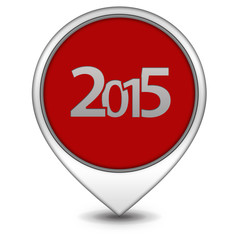 2015 pointer icon on white background