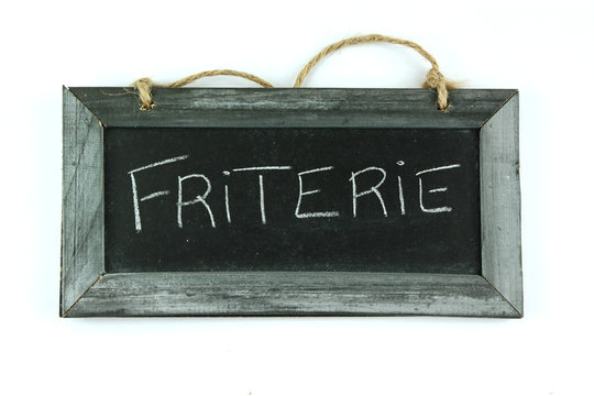 ardoise friterie