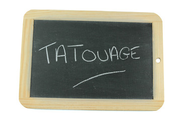 ardoise tatouage