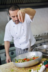 chef preparing food